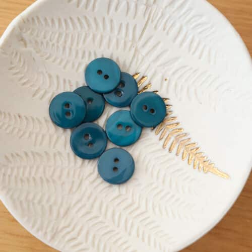 Alternative view of Bouton en nacre plat - Vert