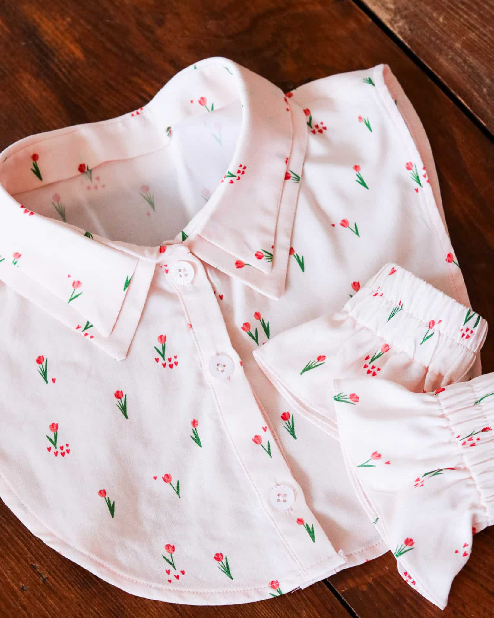 Col et poignets Joli Coeur - PDF – Image 3