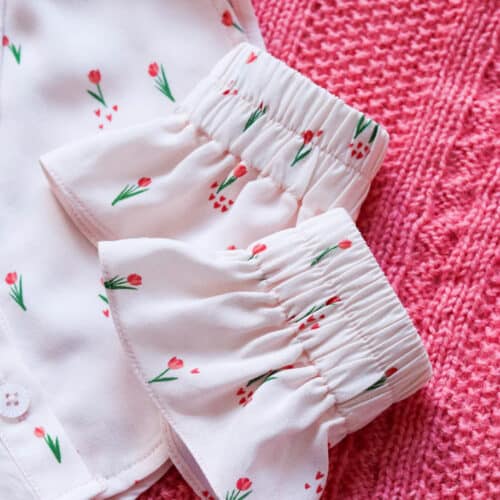 Alternative view of Col et poignets Joli Coeur - PDF