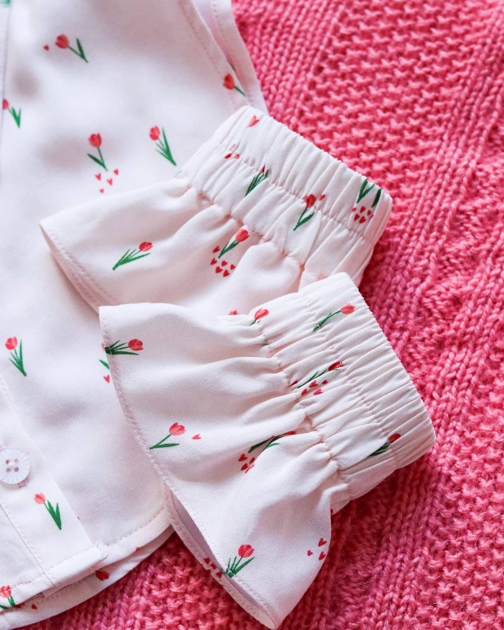 Col et poignets Joli Coeur - PDF – Image 2