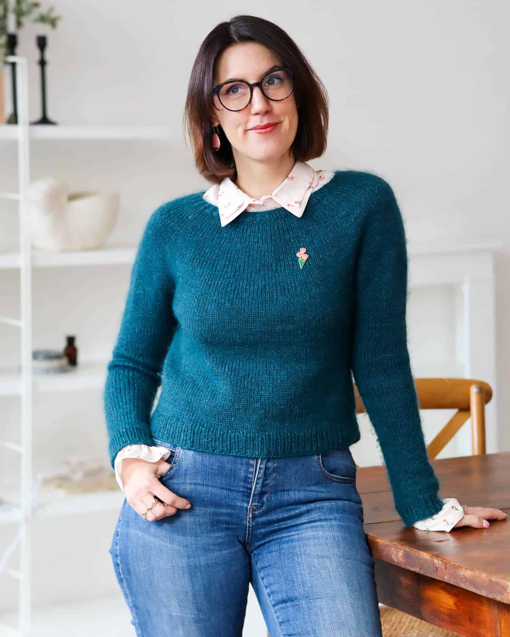 Col et poignets Joli Coeur - PDF – Image 5