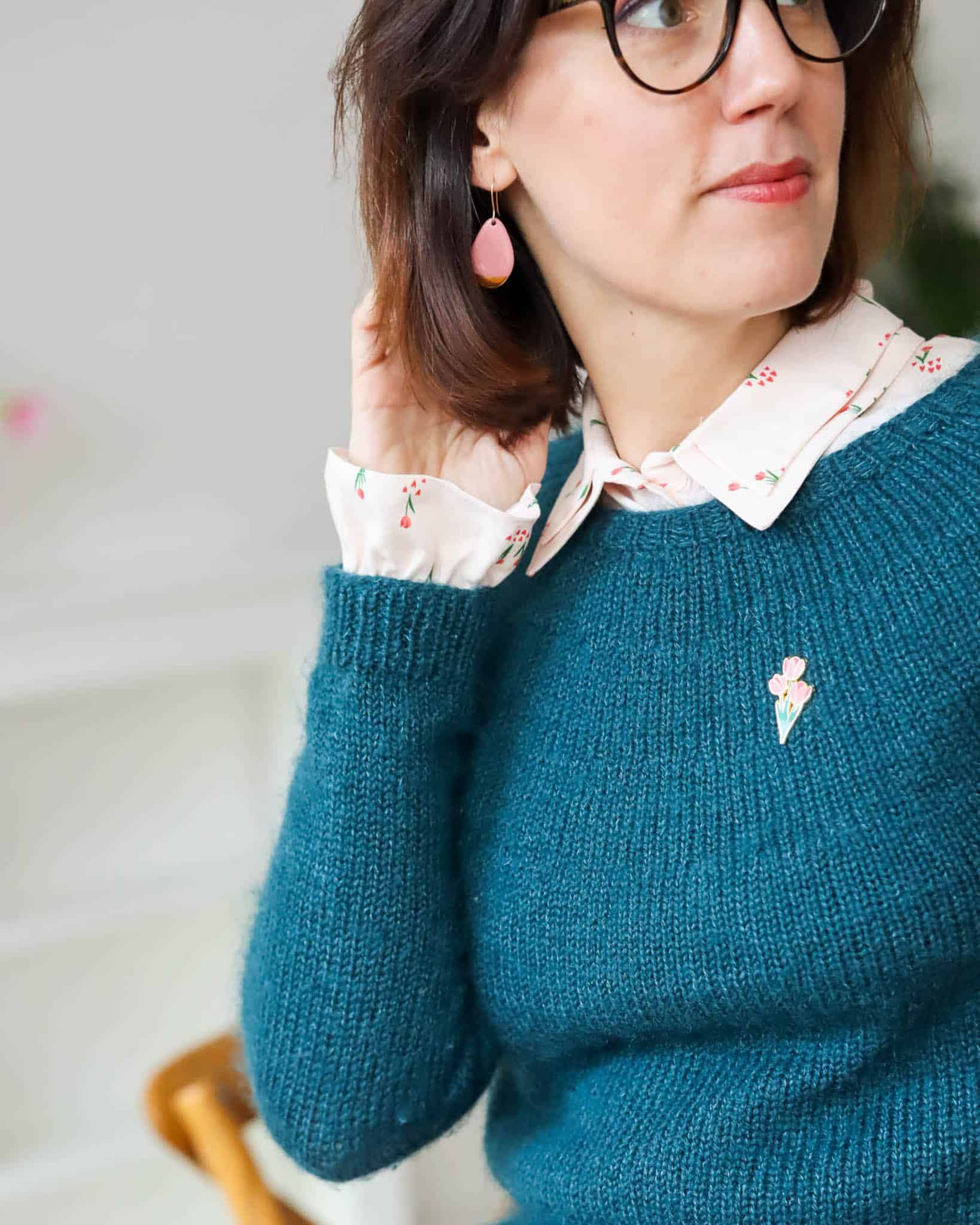 Col et poignets Joli Coeur - PDF – Image 4