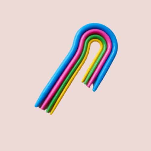 Set de 4 aiguilles auxiliaires pour torsade forme "u"