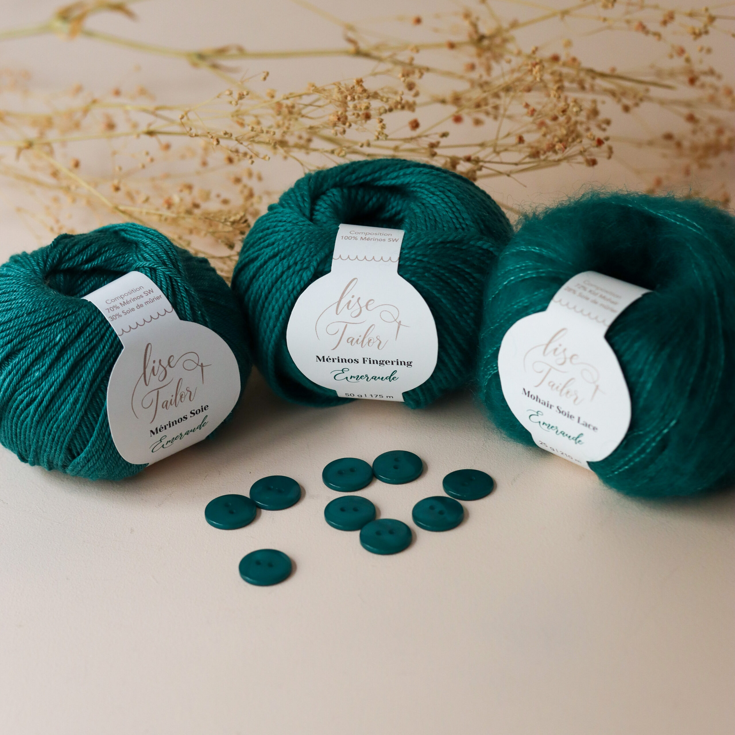 Bouton Sparkle - Émeraude – Image 3