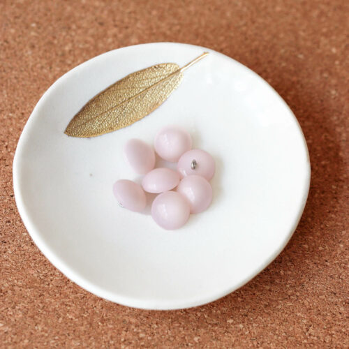 Alternative view of Bouton Moonlight - Blanc cassé