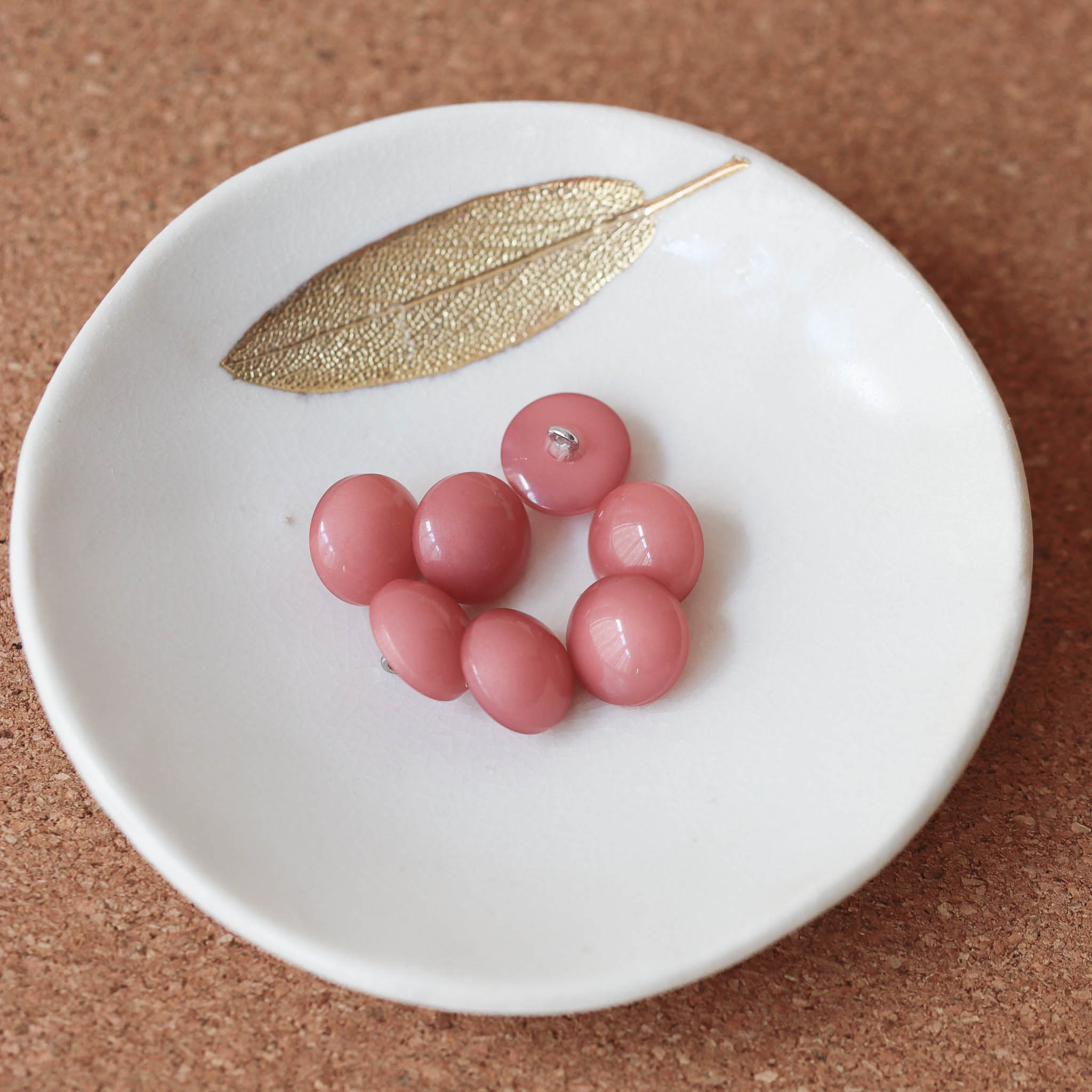 Bouton Moonlight - Vieux Rose – Image 2