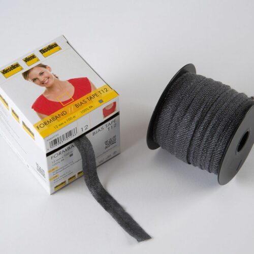 Stabilmanche Vlieseline 12mm - Noir