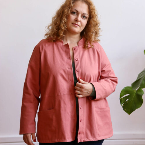 Alternative view of Gabardine - Vieux Rose