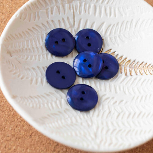 Bouton Sparkle - Saphir