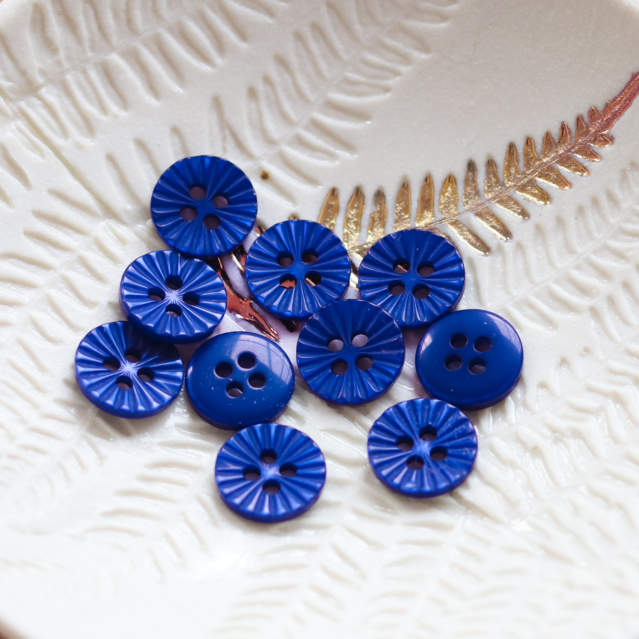 Bouton Pâquerette - Saphir