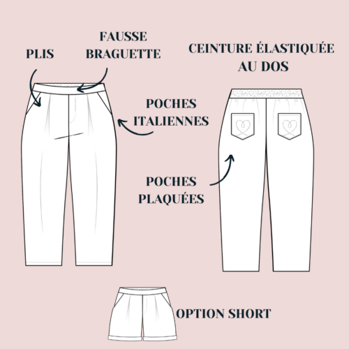 Alternative view of PETITE Pantalon MARELLE