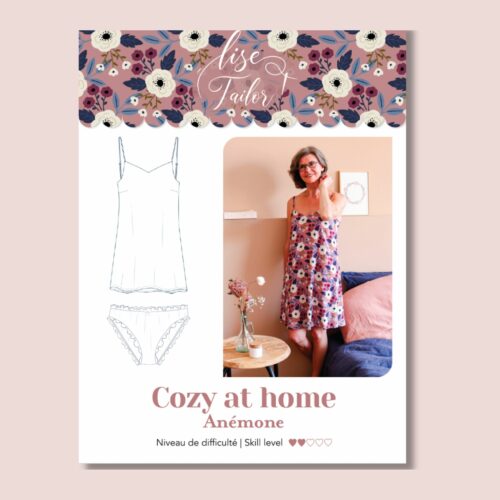 Cozy at home - Anémone (nuisette, culotte et bandeau) PDF