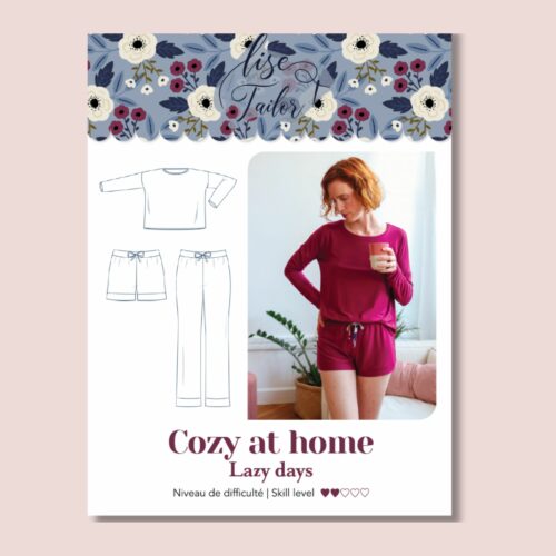 Cozy at home - Lazy days (T-shirt boxy et pantalon fluide) PDF