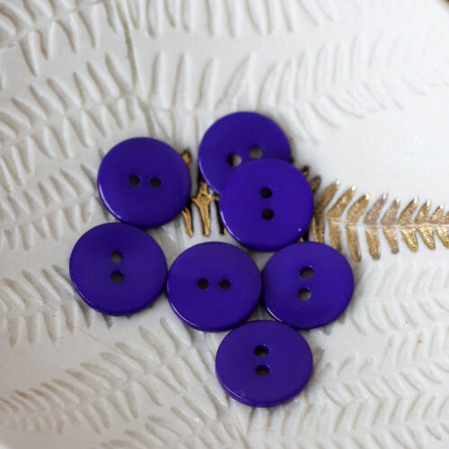 Bouton en nacre plat - Purple Rain