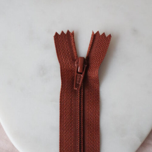 Fermeture éclair - Marron