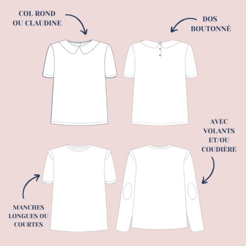 Alternative view of PETITE t-shirt Pirouette