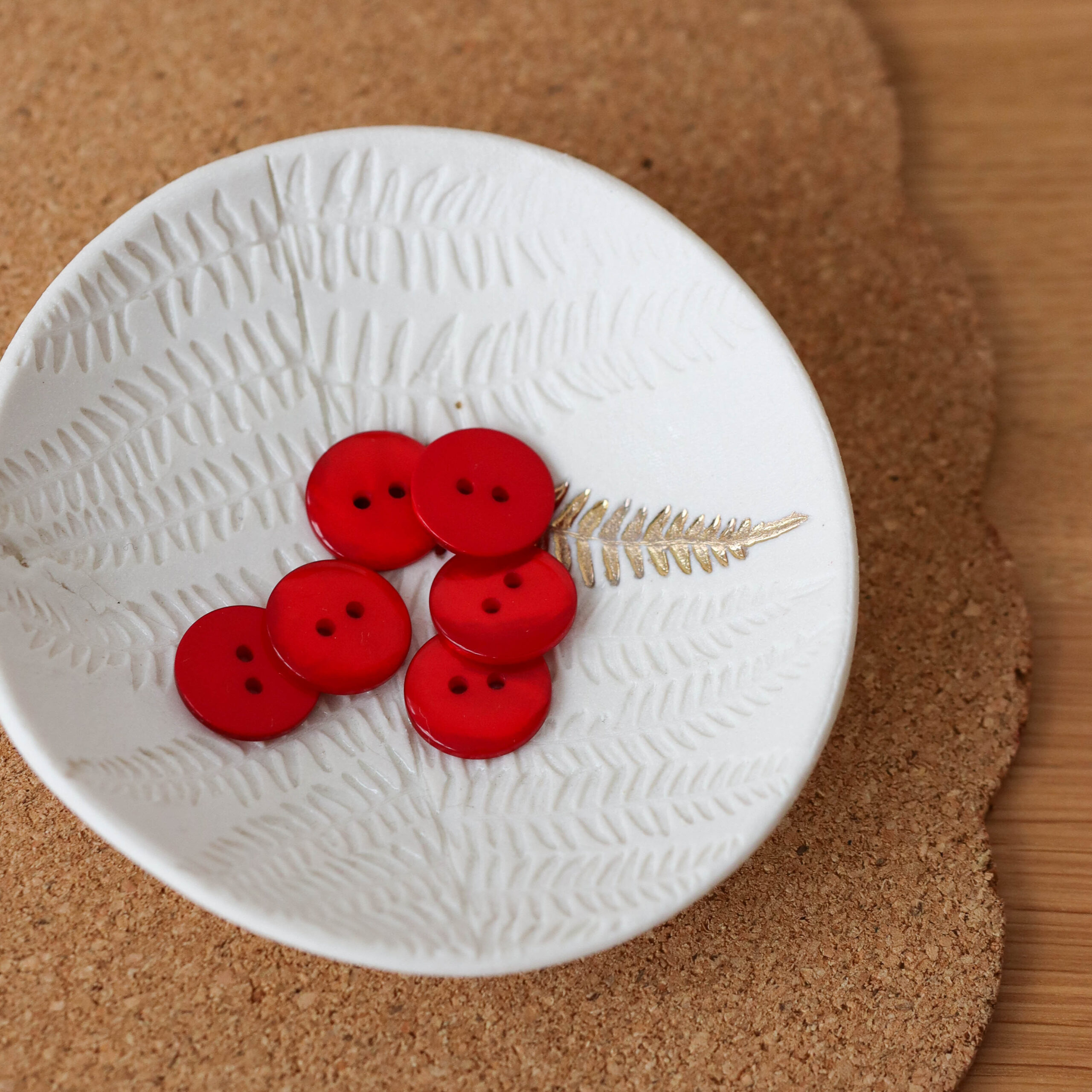 Bouton Sparkle - Red Poppy – Image 2