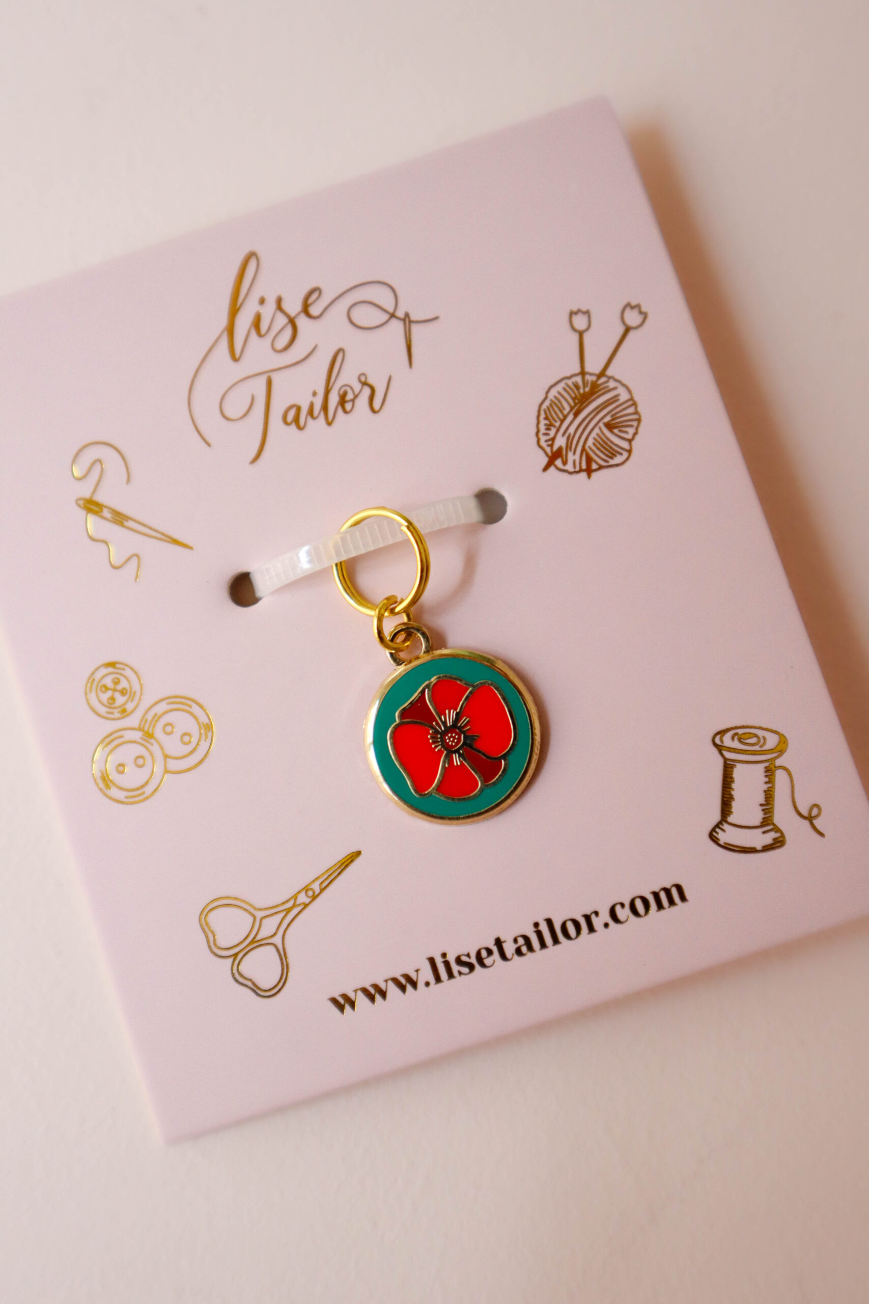 Anneau marqueur - Red Poppy