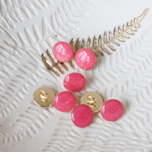 Bouton de bottine pailletté or - Sugar Pop