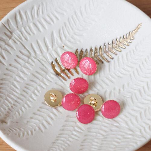 Alternative view of Bouton de bottine pailletté or - Sugar Pop