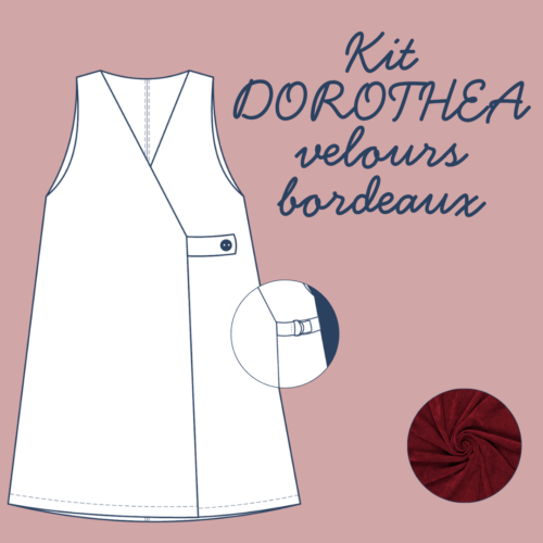 Kit Couture - Robe Dorothea - Bordeaux