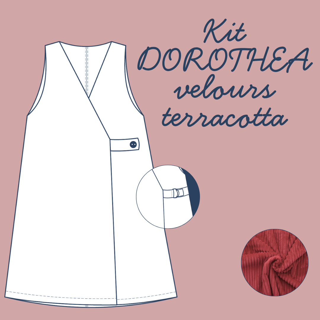 Kit Couture - Robe Dorothea - Terracotta