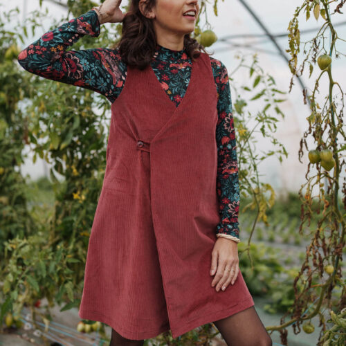 Alternative view of Kit Couture - Robe Dorothea - Terracotta