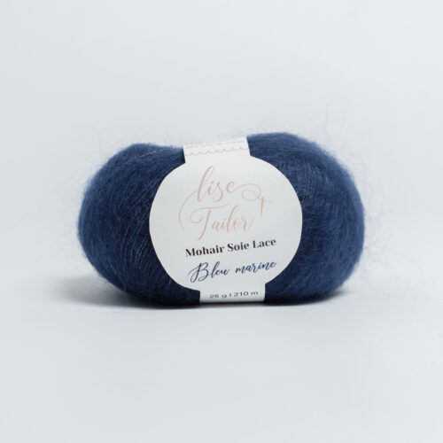 Mohair & soie - Bleu marine